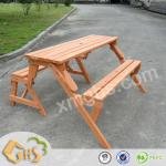 Foldable Wood Picnic Table