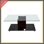 home furniture modern luxury high gloss wooden glass coffee table