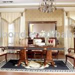 classic dining room E10 long dining table