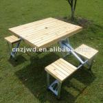 foldable wooden table camping table