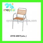 Patio Furniture Wood Chair Aluminium Frame-CYC007