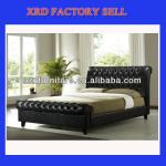 queen leather bed /leather bed frame/soft PU bed manufacturer