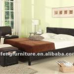 Wooden Frame, Nice PU Leather Bed