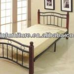 single designs of modern wood bed furniture 0124