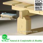 Natural Mongolia Pinewood Easily Assembled Kit Tatami Bed-