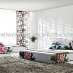 bedroom furniture,bed sheet fabric,new design leather bed BW2003