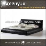 Genuine top layer real leather bed F8051-1