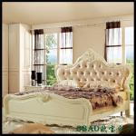 New Anitique European style solid wood european king size bed