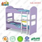 Eco friendly Wooden Children Furniture Bunk Bed, wooden bed-HJL-DC001