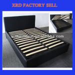 High quality Gas Lift up Storage PU bed/cheap faux leather bed for bedroom/PU bed manufacturer-XRD-P1019