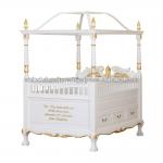 Livorno Baby Bed with Four Posters-H4R3205