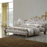 high quality queen leather bed (#8083)
