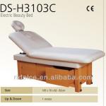 Beauty bed manual backrest adjusting wholesale massage tables in wood portable salon furniture DS-H3103C (DAY SPA)-DS-H3103C