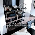 2011# modern stainless steel wine cabinet W001#