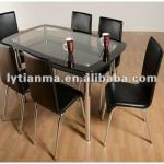 2012 new style tempered glass conference table DT-06