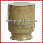 2013 brand new customized ceramic sitting stool for kids OEM01950