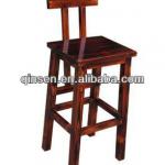 2013 hot selling home bar stool chair restro anticorrosive carbonized wood furniture bar furniture QS6623