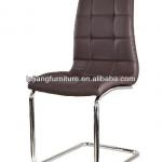 2013 new design modern chrome bent wood purple PU dining chair A-87
