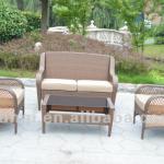 2013 outdoor steel frame rattan lounge YQR-411
