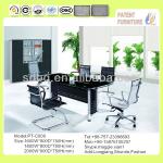 2013 PT-C009 fashion tempered glass conference table PT-C009