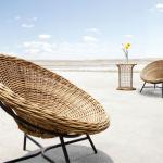 2014 French Leisure Synthetic Wicker egg shape beach chair Furnitures AR-C303