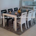 2014 high quality dining room set High glossy dining room set 1602#