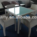 2014 New Style patio 4 seater modern table and chair TF-9808 TF-9808
