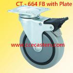 4 inch industrial Caster Wheel CT - 664 - 100FB