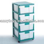 4-layer combined collecting cabinet with wheel UB000031