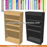 4 shelf MDF bookcase HBE-WDS-7