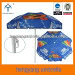 7FT heat-transfer print promotion beach parasol HYB-0197