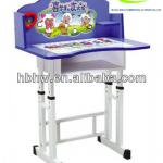 adjustable study table for kids with beautiful cartoon HW-D002