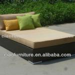 all weather rattan wicker costco furniture round sun bed CF842