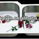 america style double bowl stainless steel kitchen sink US3220A
