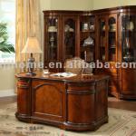 antique wooden family study furniture bookcase and desk JK65 JK65