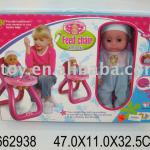 BABY CRADLE W/DOLL B662938