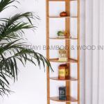 Bamboo Corner Shelf HY-F139