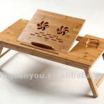 bamboo laptop table, portable laptop desk, Bamboo bed tray,bamboo laptop desk,laptop stand,bed stand,overbed tray BWZ-ZS7FL