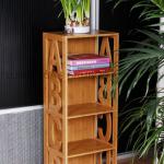 Bamboo Movable Book Shelf HY-F145A