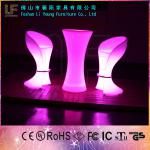 Bar Furnitures LED Lighting Plastic Tables And Chairs LGL60-9412&amp;5656 LGL60-9412&amp;5656