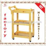 Beauty trolley tool cart works B-62(wood color)