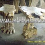 Best Quality Decorative Coffee Tree Wooden Console Table Table