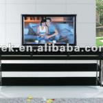 black tempered glass TV Stand EK-TV001 EK-TV001
