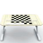chessboard laptop table,slim,wood board. NBT57