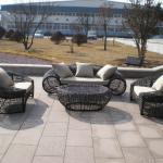 China Manufacturer beige outdoor wicker furniture New Product environmentally protective RN-R-003