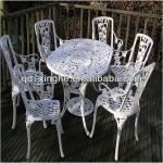 Classic white cast iron outdoor furniture OEM,S0591,JL-PB004