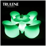 Color Changing Led Outdoor Furniture TOCT-10J07 - COFFEE TABLE, TOC-10J06 - LEISURE CHA