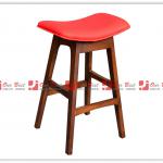 cushion wood bar stool high chair(furniture) F463