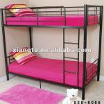 direct manufacturer cheap school furniture black iron bed/ steel bunk bed BF-046c-XT