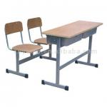 Double School Desk And Chair G2238
